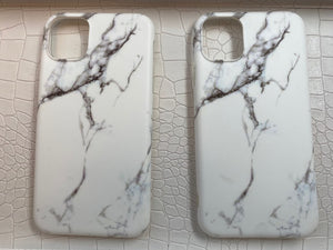 Black & White, marble stone texture phone case for iphone 11