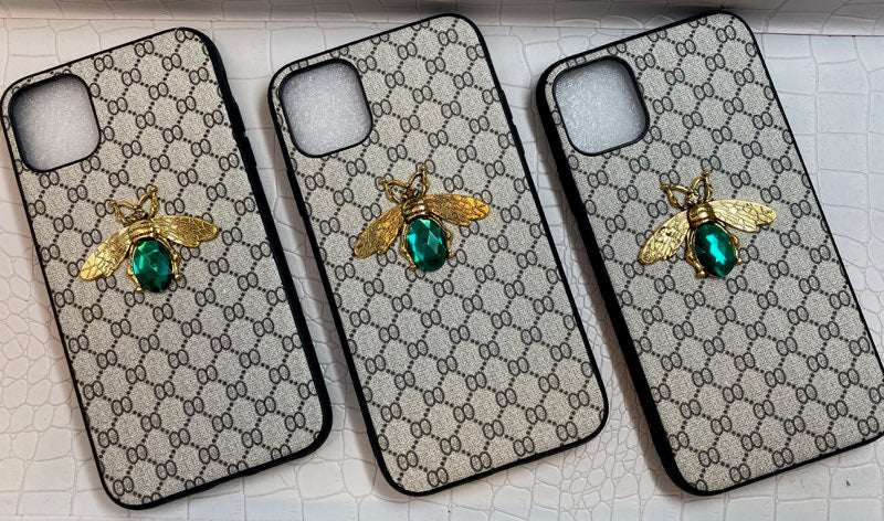 3D Bee Retro Cloth Phone Case For iphone 11