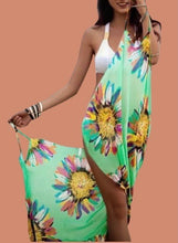 Load image into Gallery viewer, Halter Sling Chiffon Beach Cover-up
